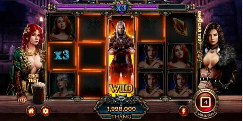 Chiến thuật săn thưởng thắng đậm game slot Witcher NOHU90