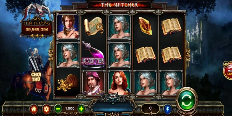 Witcher Nohu90 đang trở thành tâm điểm chú ý tại sảnh cược Nổ hũ