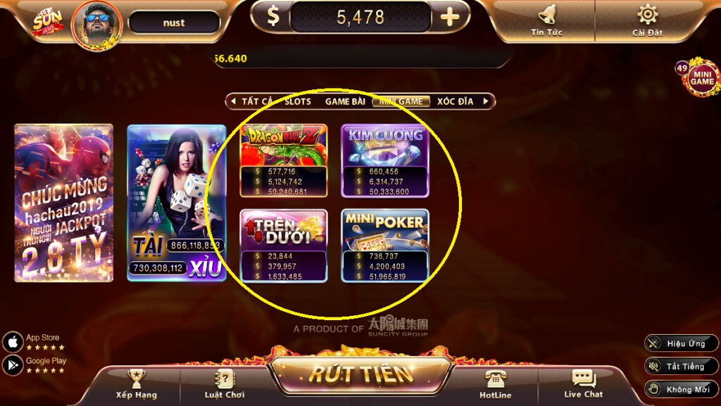 Top các game nổ hũ Sunwin kinh điển, dễ chơi dễ thắng nhất